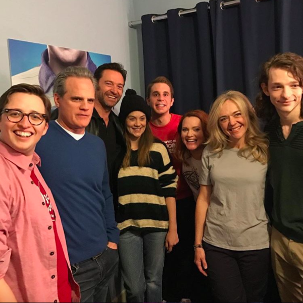 Photo Flash: Hugh Jackman Visits DEAR EVAN HANSEN Image