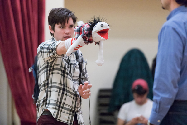 Photo Flash: Inside Rehearsal for SpeakEasy's HAND TO GOD New England Premiere Image