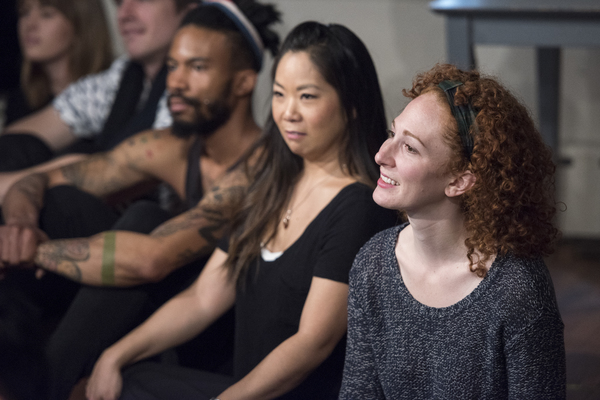 Photo Flash: In Rehearsal with Laura Osnes, Will Swenson and More for Waterwell's BLUEPRINT SPECIALS Image