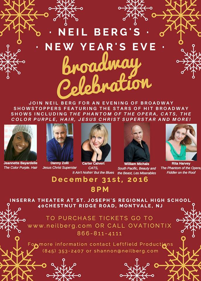 BWW Preview: NEIL BERG'S 100 YEARS OF BROADWAY NEW YEAR'S SHOW at Inserra Theater Image