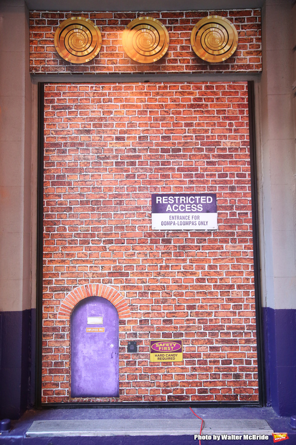 Up on the Marquee: The Lunt-Fontanne Gets Wonkafied for CHARLIE AND THE CHOCOLATE FACTORY! Image