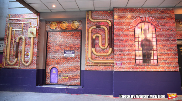 Up on the Marquee: The Lunt-Fontanne Gets Wonkafied for CHARLIE AND THE CHOCOLATE FACTORY! Image