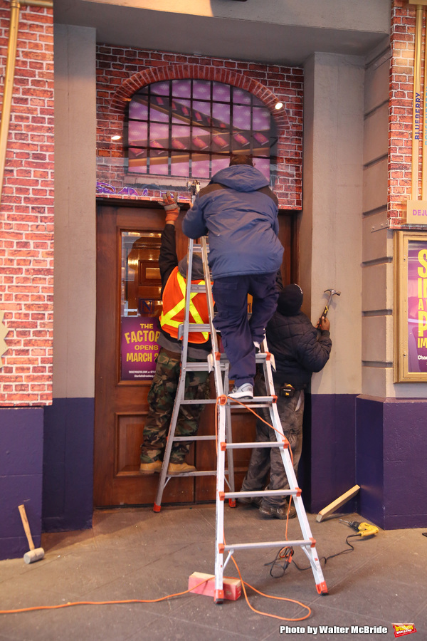 Up on the Marquee: The Lunt-Fontanne Gets Wonkafied for CHARLIE AND THE CHOCOLATE FACTORY! Image