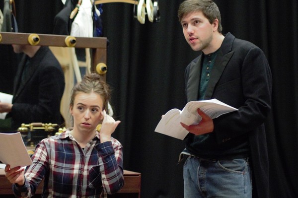 Photo Flash: Go Inside Rehearsals for THE DOPPEL GANG at Tristan Bates Theatre 