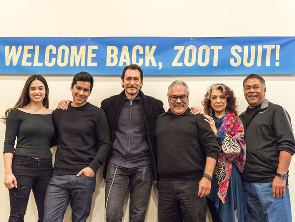 Photo Flash: Inside Rehearsal for ZOOT SUIT at the Taper with Luis Valdez and More  Image