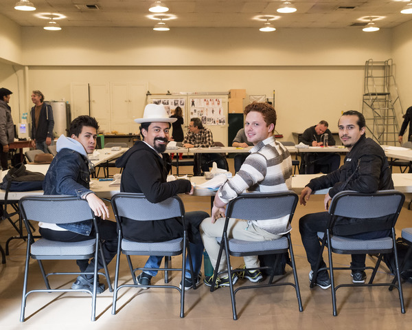 Photo Flash: Inside Rehearsal for ZOOT SUIT at the Taper with Luis Valdez and More  Image