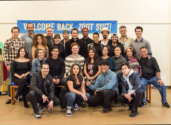 Photo Flash: Inside Rehearsal for ZOOT SUIT at the Taper with Luis Valdez and More 