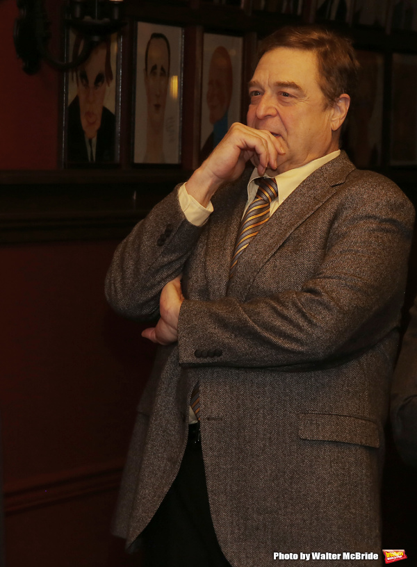 Photo Coverage: THE FRONT PAGE's John Goodman and John Slattery Get Immortalized at Sardi's! Image