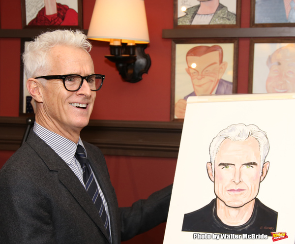 Photo Coverage: THE FRONT PAGE's John Goodman and John Slattery Get Immortalized at Sardi's! Image