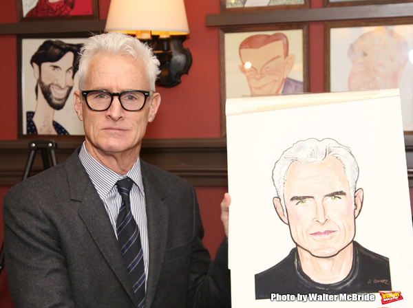 Photo Coverage: THE FRONT PAGE's John Goodman and John Slattery Get Immortalized at Sardi's! Image