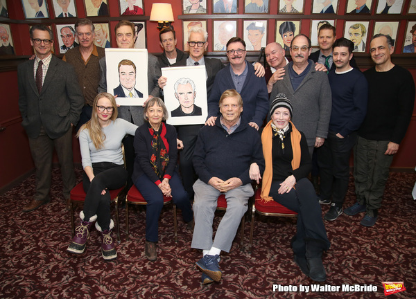 Photo Coverage: THE FRONT PAGE's John Goodman and John Slattery Get Immortalized at Sardi's!  Image