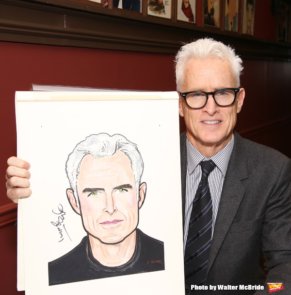 Photo Coverage: THE FRONT PAGE's John Goodman and John Slattery Get Immortalized at Sardi's! Image