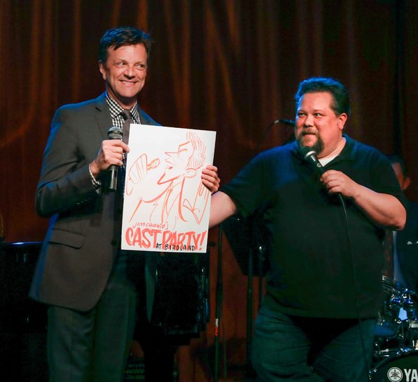 Photo Coverage: Justin 'Squigs' Robertson Draws at Jim Caruso's Cast Party Image