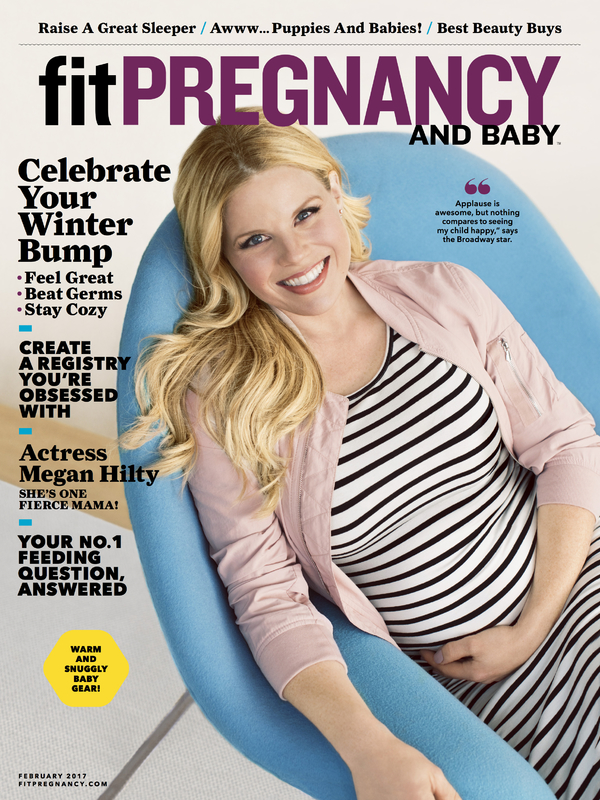 Photo Flash: Glowing Megan Hilty Covers February Issue of FIT PREGNANCY AND BABY Image