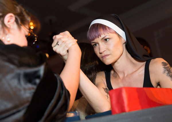 Photo Flash: The Chicago League of Lady Arms Wrestlers Return Valentine's Day Weekend for CLLAW XXVI: Battle of the CLLAWentines Image