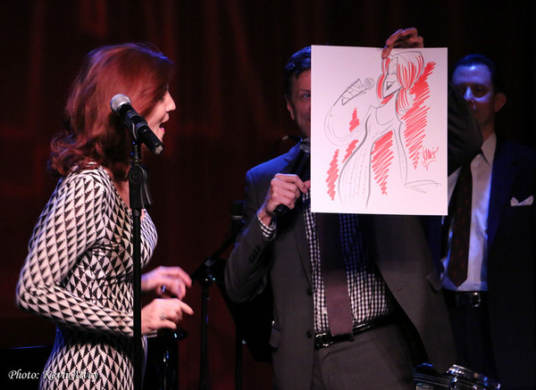 Photo Flash: Performers Gifted with Squigs Drawings at Jim Caruso's Cast Party 