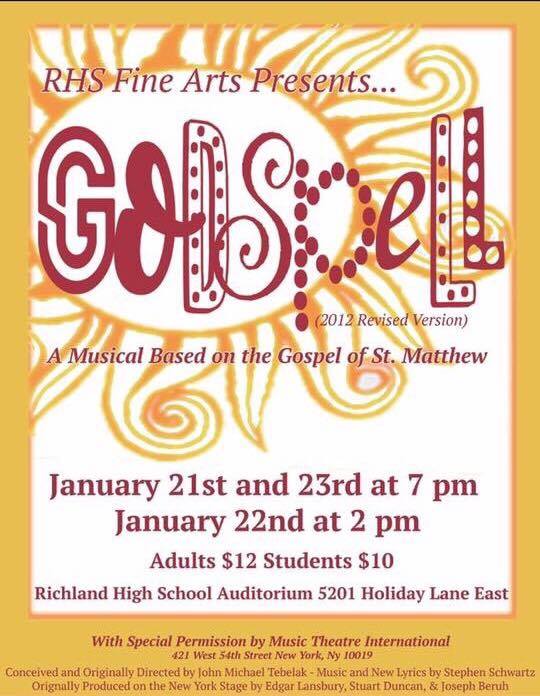 BWW Previews: Richland High School To Stage GODSPELL This January. Image