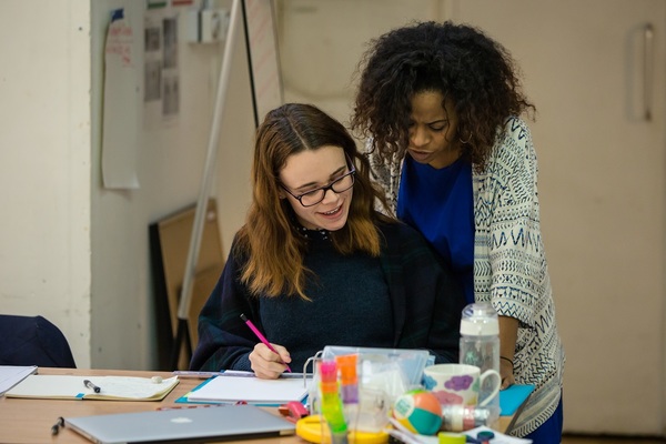 Photo Flash: Go Inside Rehearsals for DIRTY GREAT LOVE STORY at Arts Theatre Image