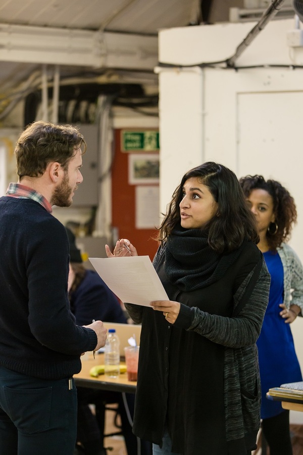 Photo Flash: Go Inside Rehearsals for DIRTY GREAT LOVE STORY at Arts Theatre Image
