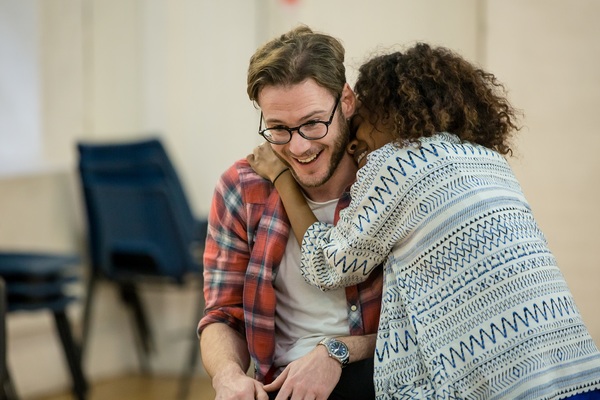 Photo Flash: Go Inside Rehearsals for DIRTY GREAT LOVE STORY at Arts Theatre 
