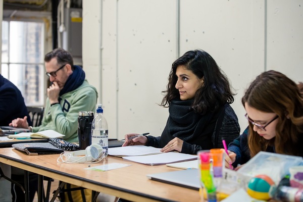 Photo Flash: Go Inside Rehearsals for DIRTY GREAT LOVE STORY at Arts Theatre Image