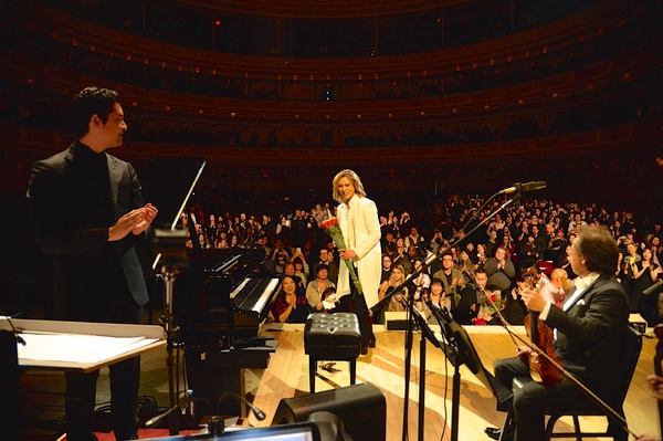 Photo Flash: First Look at Yoshiki With the Tokyo Philharmonic Orchestra at Carnegie Hall Image