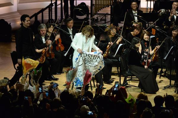 Photo Flash: First Look at Yoshiki With the Tokyo Philharmonic Orchestra at Carnegie Hall Image