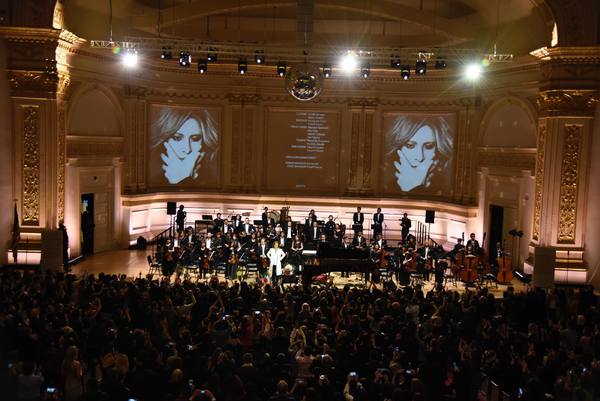 Photo Flash: First Look at Yoshiki With the Tokyo Philharmonic Orchestra at Carnegie Hall Image