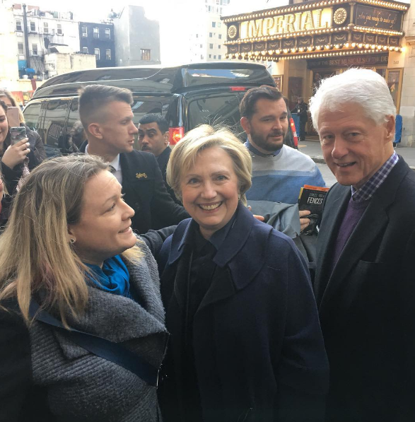 Hillary & Bill Clinton Met with Thunderous Applause at THE HUMANS Final Matinee Performance Image