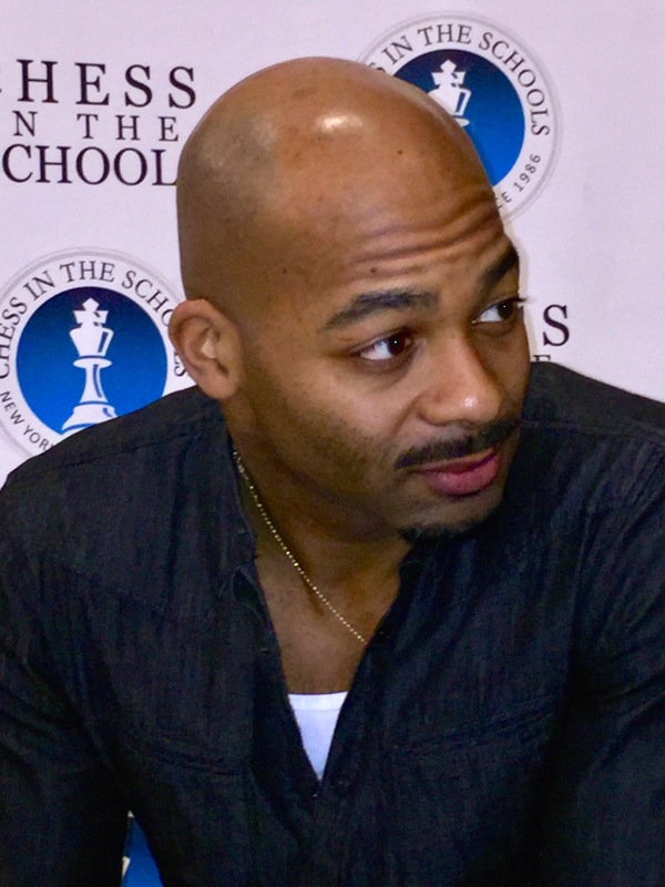 Photo Flash: HAMILTON's Brandon Victor Dixon Visits Chess in the Schools MLK Day Chess Tournament Image
