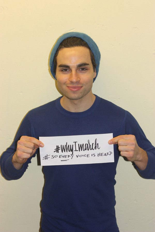 Photo Flash: #WhyIMarch - NYC Actors, Crew Members Support Women's March on Washington Image