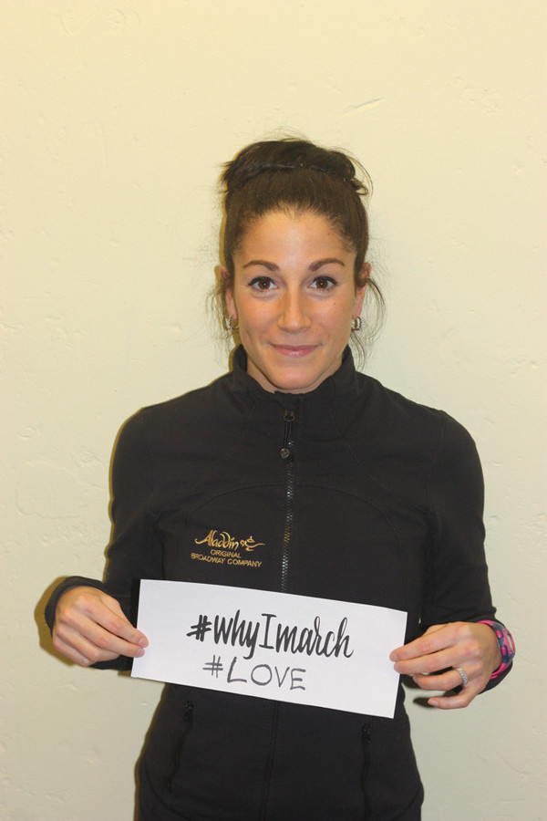 Photo Flash: #WhyIMarch - NYC Actors, Crew Members Support Women's March on Washington Image