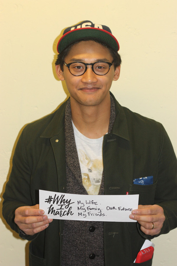Photo Flash: #WhyIMarch - NYC Actors, Crew Members Support Women's March on Washington Image