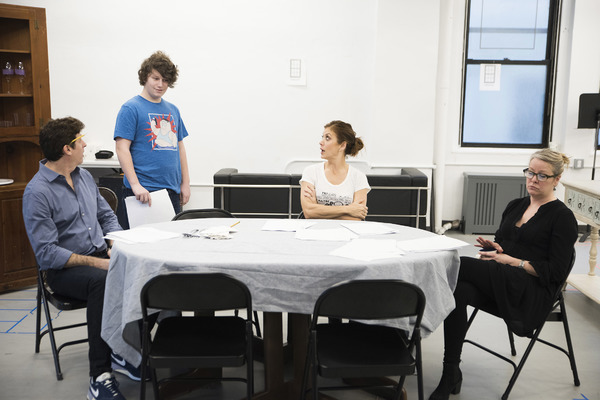 Photo Flash: In Rehearsal with Kate Walsh, Jeremy Shamos and More for IF I FORGET Image