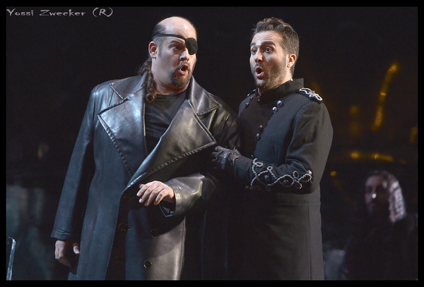 Guy Mannheim as Normano and Mario Cassi as Enrico Photo