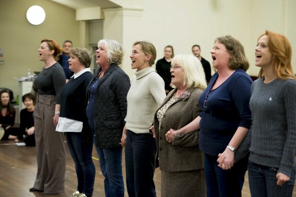 Photo Flash: First Look at Rehearsal Photos for Gary Barlow and Tim Firth's New British Musical, THE GIRLS Image