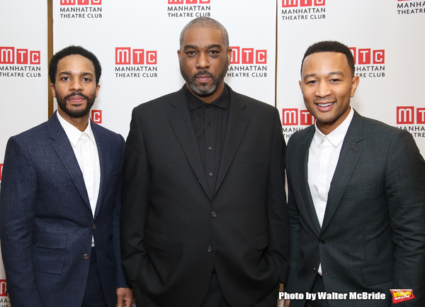 Andre Holland, Mike Jackson and John Legend Photo