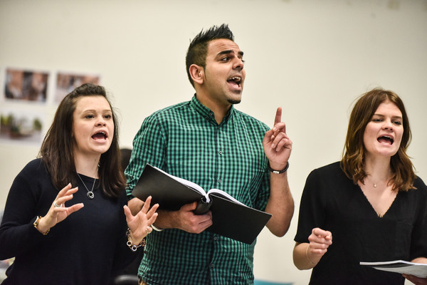 Photo Flash: In Rehearsal for the UK Tour of ANITA AND ME 