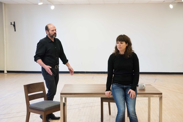 Photo Flash: Inside Rehearsal for David Mamet's THE PENITENT at Atlantic Theater Company Image