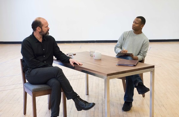 Photo Flash: Inside Rehearsal for David Mamet's THE PENITENT at Atlantic Theater Company Image