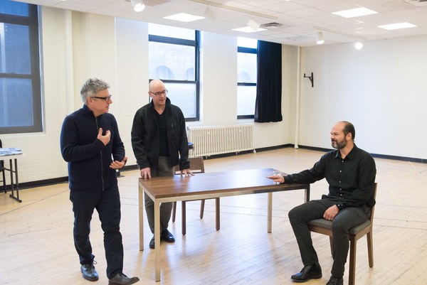 Photo Flash: Inside Rehearsal for David Mamet's THE PENITENT at Atlantic Theater Company Image