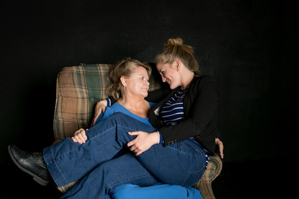 Annie Hinton and Samantha Ginn star as Ann and Lisa in Diversionary's production of W Photo