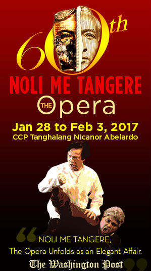 Win Tickets, Backstage Tour at NOLI ME TANGERE, The Opera at the CCP Image