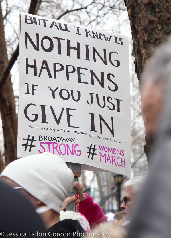 #BroadwayStrong Comes Out In Support of Women's March Image