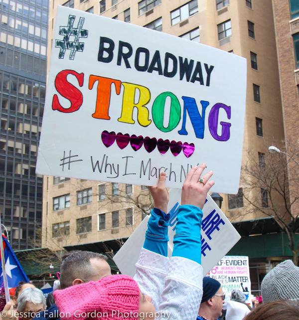 #BroadwayStrong Comes Out In Support of Women's March Image