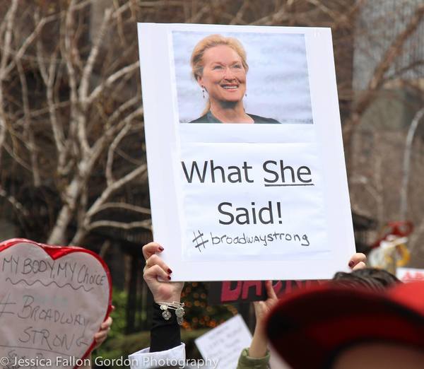 #BroadwayStrong Comes Out In Support of Women's March Image