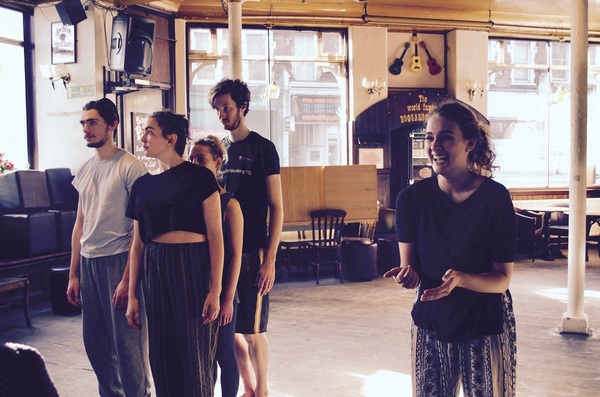 Photo Flash: Inside Rehearsals for A YEAR FROM NOW at VAULT Festival Image