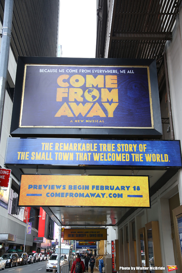 Up on the Marque: COME FROM AWAY Image