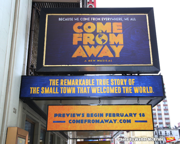 Up on the Marque: COME FROM AWAY Image