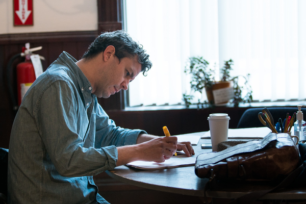 Photo Flash: Inside Rehearsal for STRAIGHT WHITE MEN at Steppenwolf Theatre Company Image